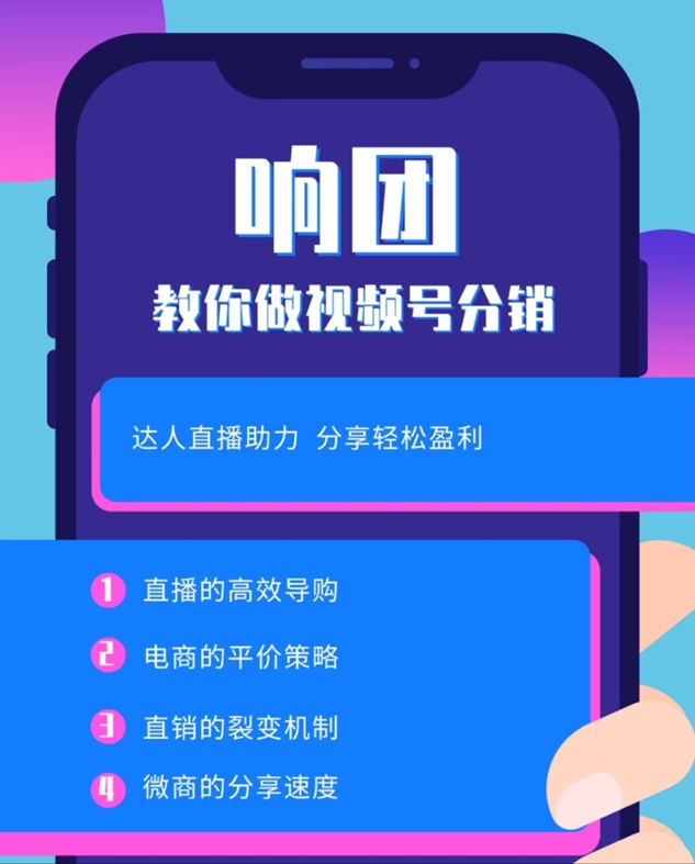 響團-致力于視頻號分銷推廣平臺！